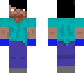 dude in steve skin