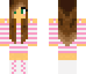 pink and wiht skin 