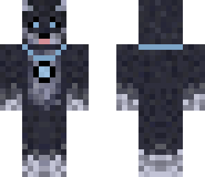 moon wolf with amulate
