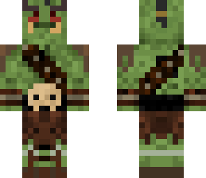 my orc warrior with hair