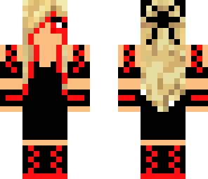 flame golden-haired girl