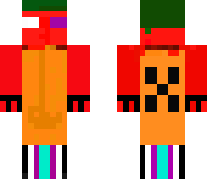 creepified enderman herobrine and normal person