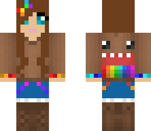 final rinbow domo girl edit
