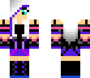 purple dj girl