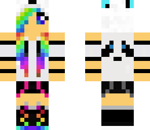 edited panda girl