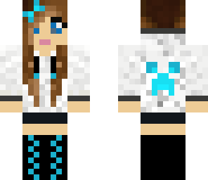 creeper girl with bow