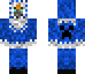 blue winter jacket