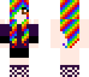 not finished rainbow girl