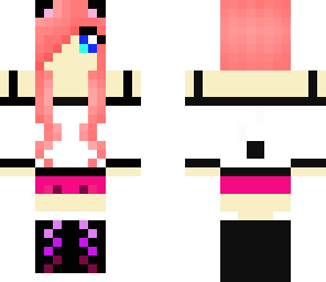 pink panda girl edit