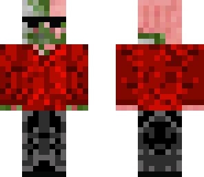 zombie pigman in casual outfit