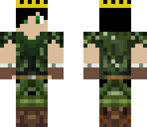 wood elf with crown