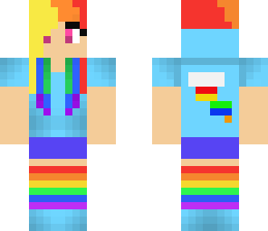 human rainbow dash
