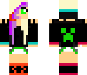 rainbow creeper girl