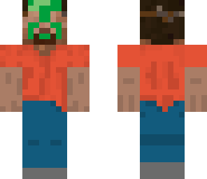 re textured steve w creeper mask