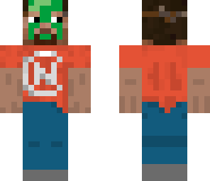 re upoloaded steve with creeper mask