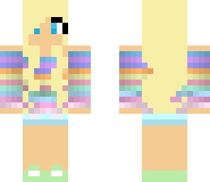 rainbow sweater girl