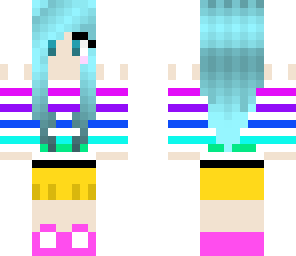 cute blue girl