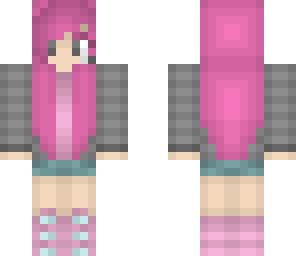 pink techno rave girl