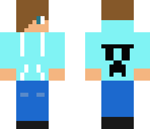 blue creeper hoodie