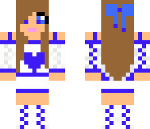 blue heart girl