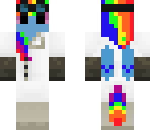 rainbow dash scientist