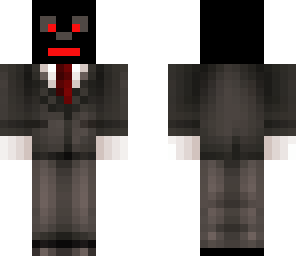 black monkeyman red with a suit