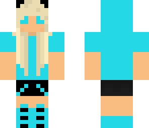 blue girl