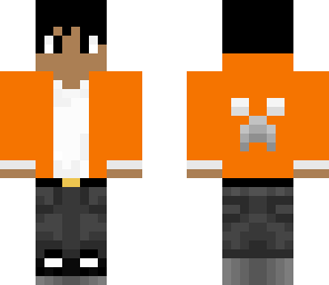 cara com touca laranja