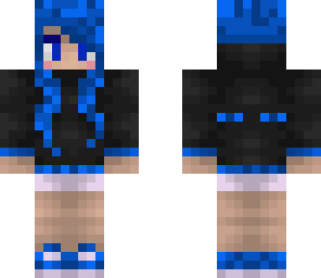 blue ender girl