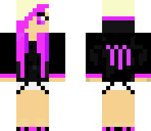 hot pink monster girl
