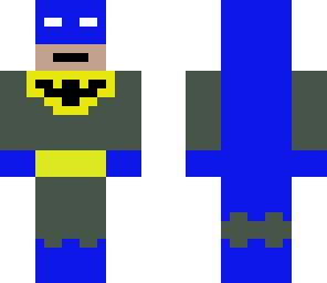 bat man in blue