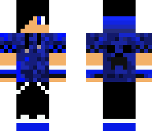 blue hoodie