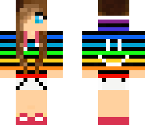 rainbow hoodie with headphones