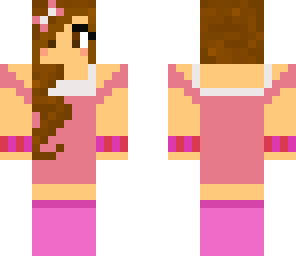a girl with a dress