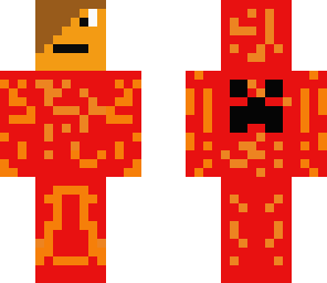 flaming hoodie creeper