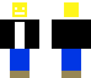 stick man in jeans