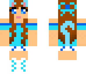 cat blue maja girl