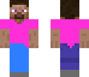 pink skirt steve