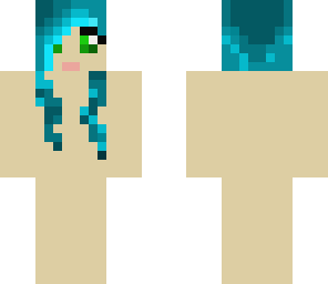 template blue hair