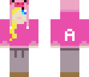 pig hat girl