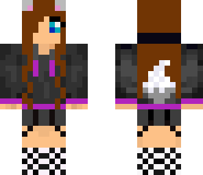 edited cute wolf girl
