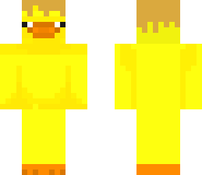 yellow hair duck