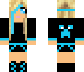 blue creeper girl