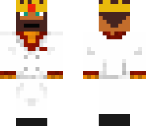king headed pumpkin guy