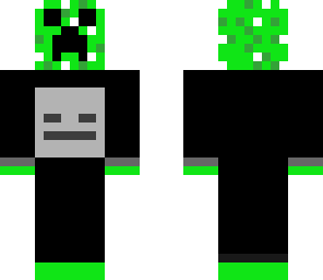 creeper with skeleton