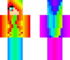 rainbow girl