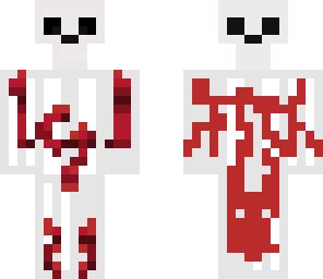 bloody skeleton