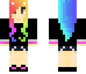 rainbow girl