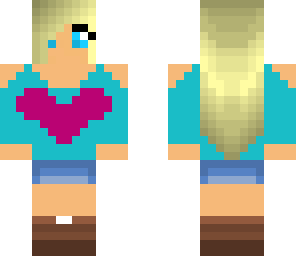 light blue pink heart shirt