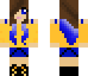 gold and blue